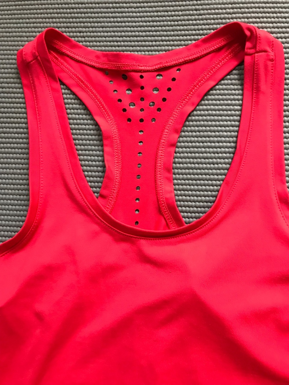 Fabletics Bright Red Racerback Performance Tank - Picture 2 of 4
